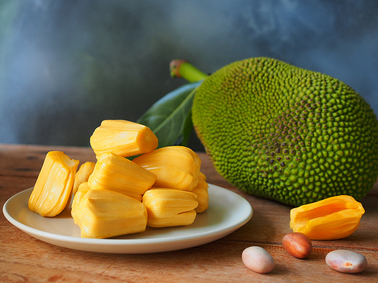 Jackfruit flesh.