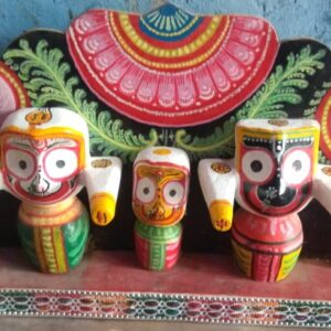 Lord Jagannath Balabhadra Subhadra (9 Inch)