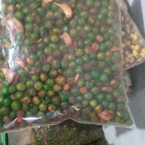 Fried Green peas ( Green matara )