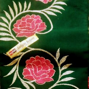 Embroidered work Cotton Saree