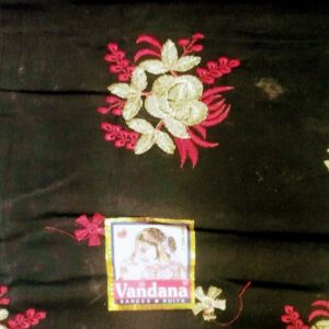 Embroidered Work Cotton Saree