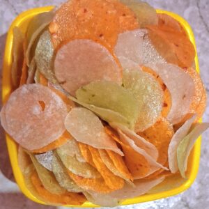 Small rice papad